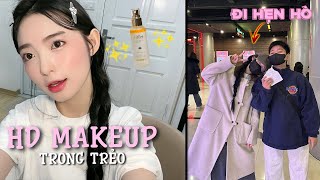 Vlog | NhungDayy Hướng Dẫn Makeup Đi Hẹn Hò & Xem Phim Cùng NY sẽ ntn??