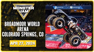 LIVE: Monster Jam Colorado Springs, CO (Full Event) | April 27, 2024 | Arena Series East