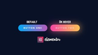 How to create glowing effect on button hover | Elementor tutorial | Elementor tips and tricks