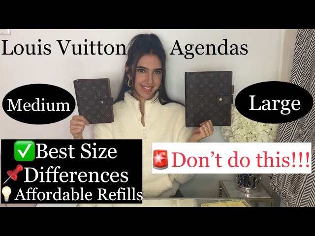 LV MEDIUM RING AGENDA COVER PM vs MM * Louis Vuitton UNBOXING + COMPARISON  * That's Her Language 