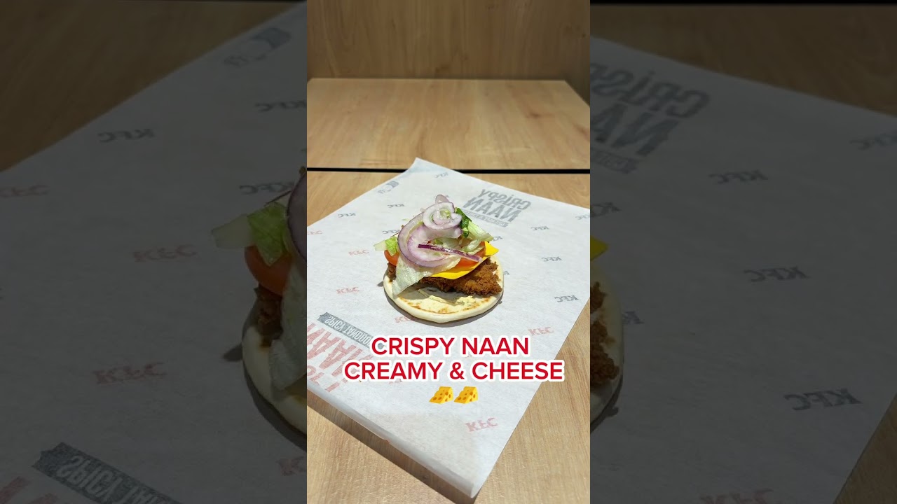 Crispy Naan Creamy & Cheese, Spicy Tandoori, Veggie, Kentucky® Fries KFC France (2025)