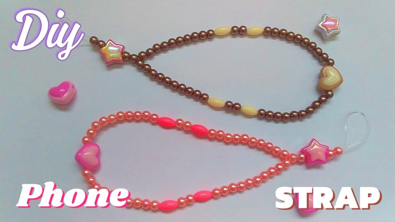 DIY -💖Phone Strap🤎 #diy #creative #bijoux #youtuber #artesanato #starofcrafts
