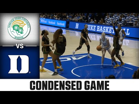 Norfolk St. vs. Duke Condensed Game | 2025-26 ACC Women's Basketball
