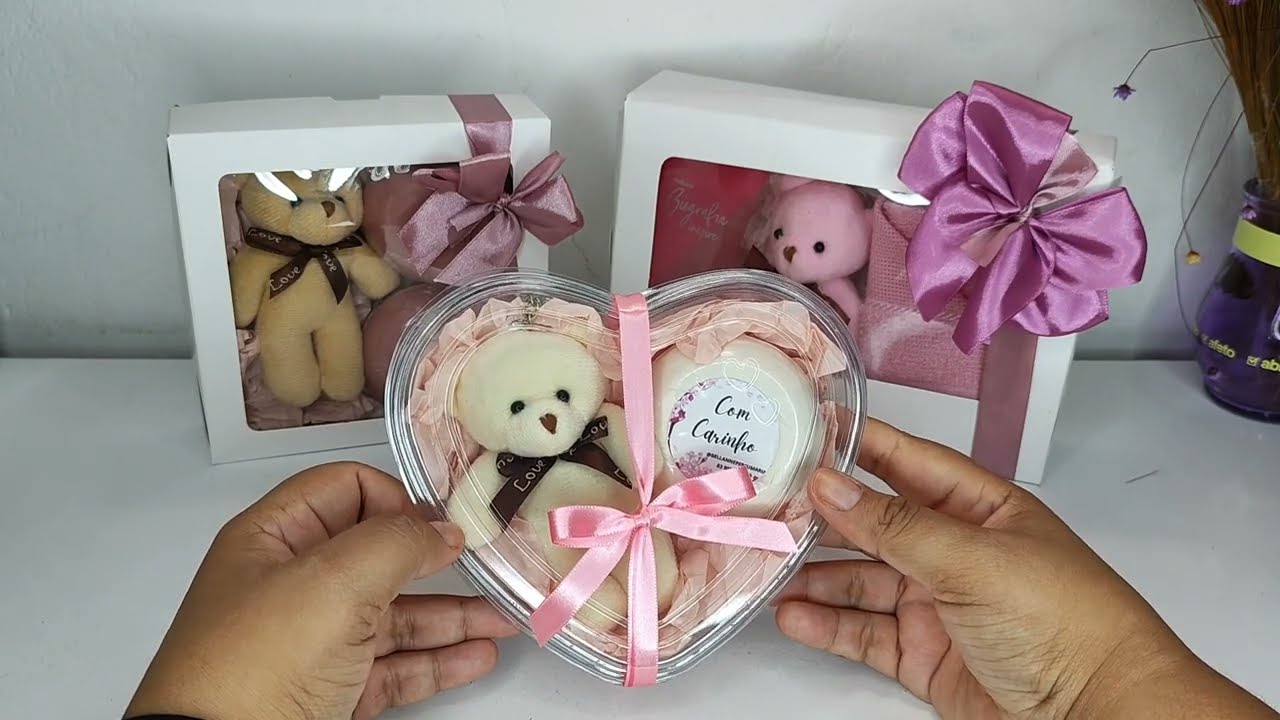 PRESENTES (LEMBRANCINHAS)  USANDO URSINHO CHAVEIRO 