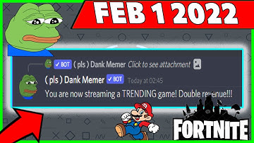 What Is The Trending Game For Dank Memer 01 February 2022