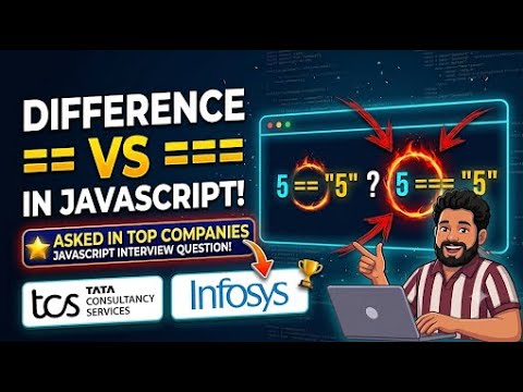 == vs === in JavaScript: The Difference That Ruins Interviews! 😱 | Hindi