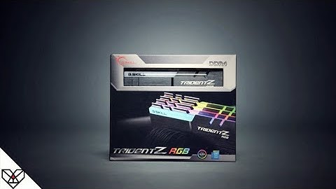 G.SKILL TRIDENT Z RGB 3600MHZ 32GB DDR4 MEMORY KIT