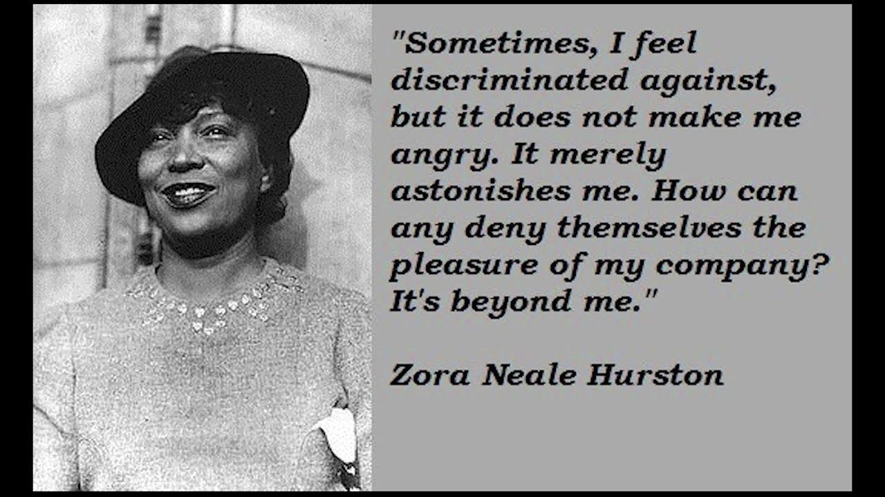 zora neale hurston essay how it feels to be colored me