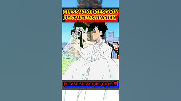 GUESS WHO LOOK BEST WITH  SHINCHAN❤️#anime#edit#adult #shinchan#character#friends #subscribe#shorts