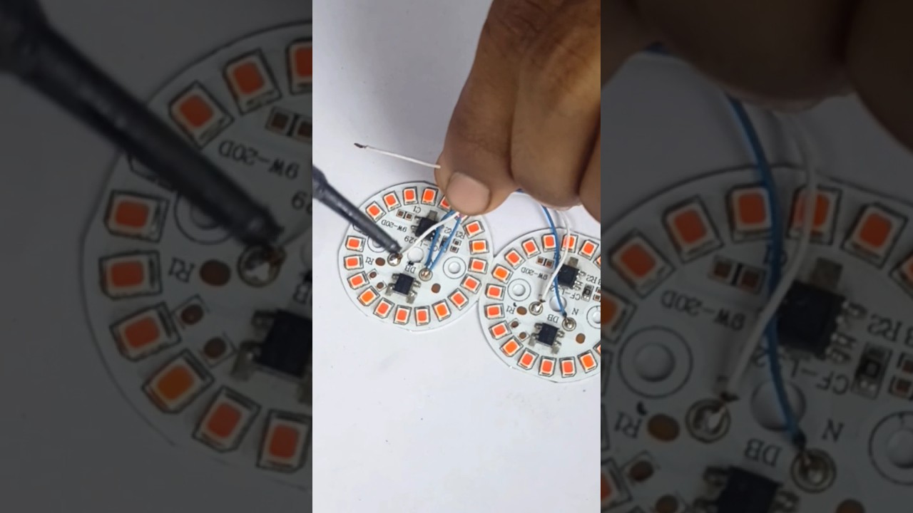 230v Ac Red Led Connection 🔥🔥 