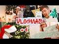 Vlogmas day 1 / Наряжаем ЕЛКУ ! Открываем Месяц Подарков ! Конфеты с водкой!?!