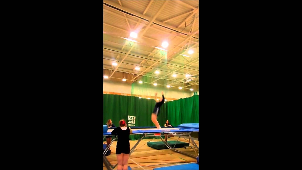 My Trampolining Derby Day Routine (Voluntary). UEA. March 14th 2015