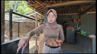 Pagi Di Temani Ubi Kukus & Kopi Di Saung Kebun