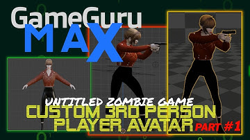 Custom 3rd Person Player Avatar - Game Guru Max - Part1 - Copy MIXIMO animations and export charater