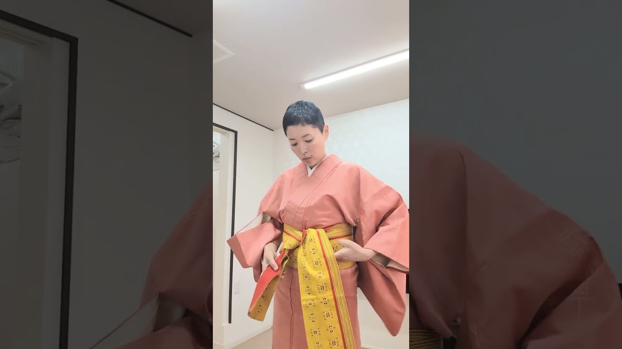 着付けダメダメな日。でも最後はいい感じになって、ご機嫌です♡