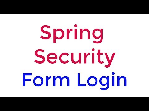 Spring Security Form Login part 6