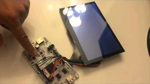 pcDuino3B with 1204x600 LVDS