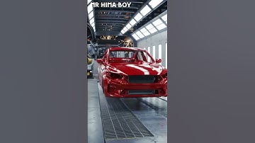 This car paint factory. ai video