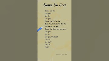 Thumbnail of Fantomel and Kate Linn - Dame Un Grrr Song Lyrics ✨ #songlyrics