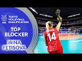 Irina Fetisova - Brilliant Blocker from Russia! | Top Scorer | Volleyball Olympic Qualification 2019