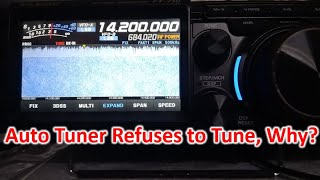 Auto Tuner Refuses to Tune, Why?
