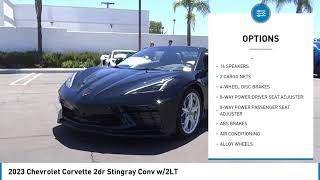 2023 Chevrolet Corvette HEMET BEAUMONT MENIFEE PERRIS LAKE ELSINORE MURRIETA C23000