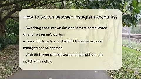 How To Switch Between Instagram Accounts? - Everyday-Networking
