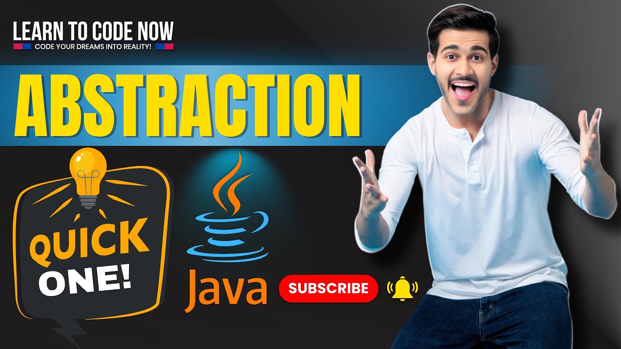 JAVA Abstraction | Importance of Abstract Class in Java | Abstract Class in Java 📪