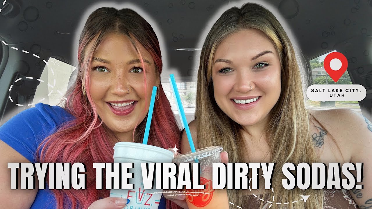 Trying VIRAL Dirty Sodas | Fiiz vs Swig Taste Test w/ Allie Luna - YouTube