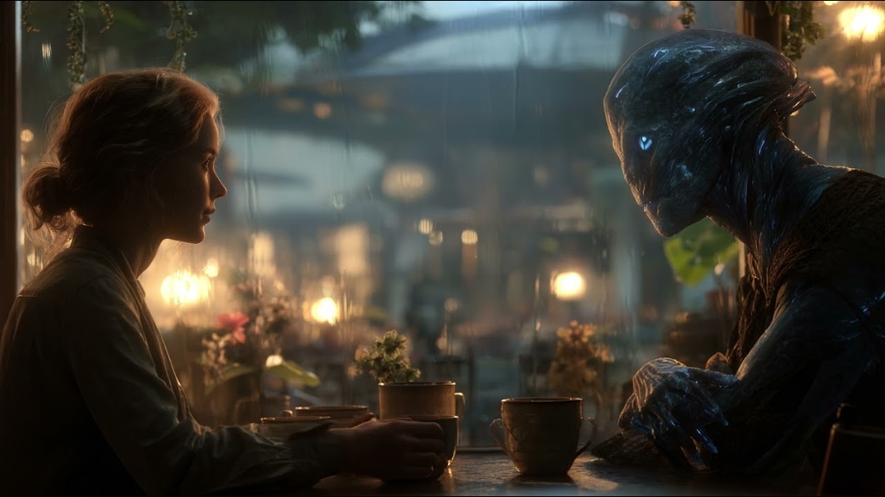 A Blind Human Girl Befriended a Lonely Alien in a Café—Never Knowing He Was the Galactic Emperor HFY