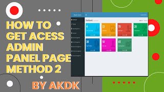 Acess With Admin Panel