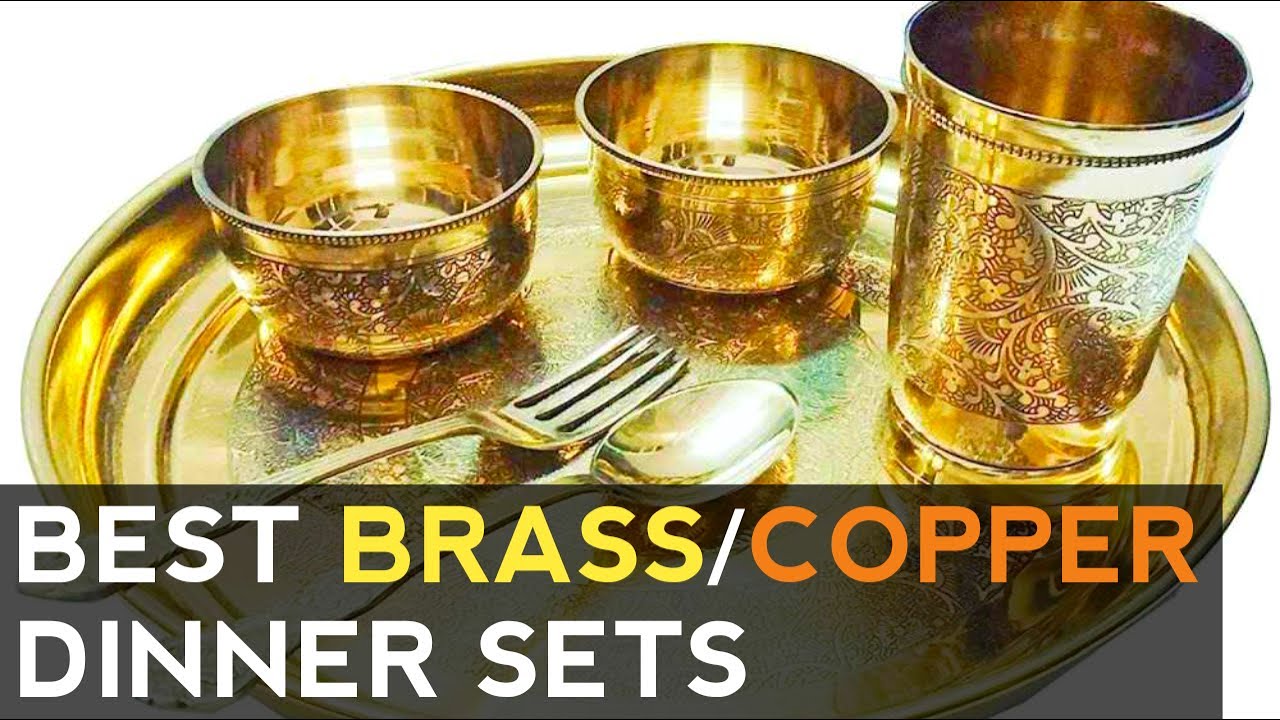 BRASS DINNER SET KANSA BARTAN COPPER DINNER SET IN INDIA YouTube