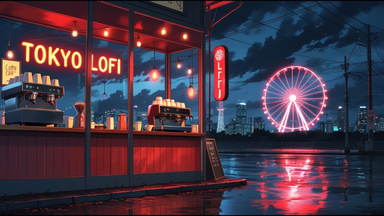 Relax Your Brain with Tokyo Rain 🌧 | 80's Lofi Anti Anxiety Mix