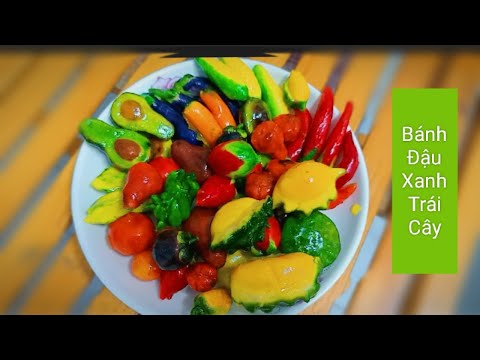 Video Ẩm thực mẹ làm/Cách làm bánh đậu xanh trái cây tuyệt... - youtube