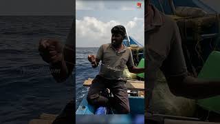 Catching Diamond Trevally Fish in the Sea
