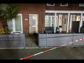 Explosie bij woning verdachte dodelijke steekpartij - Willem Weltevredenlaan Maassluis