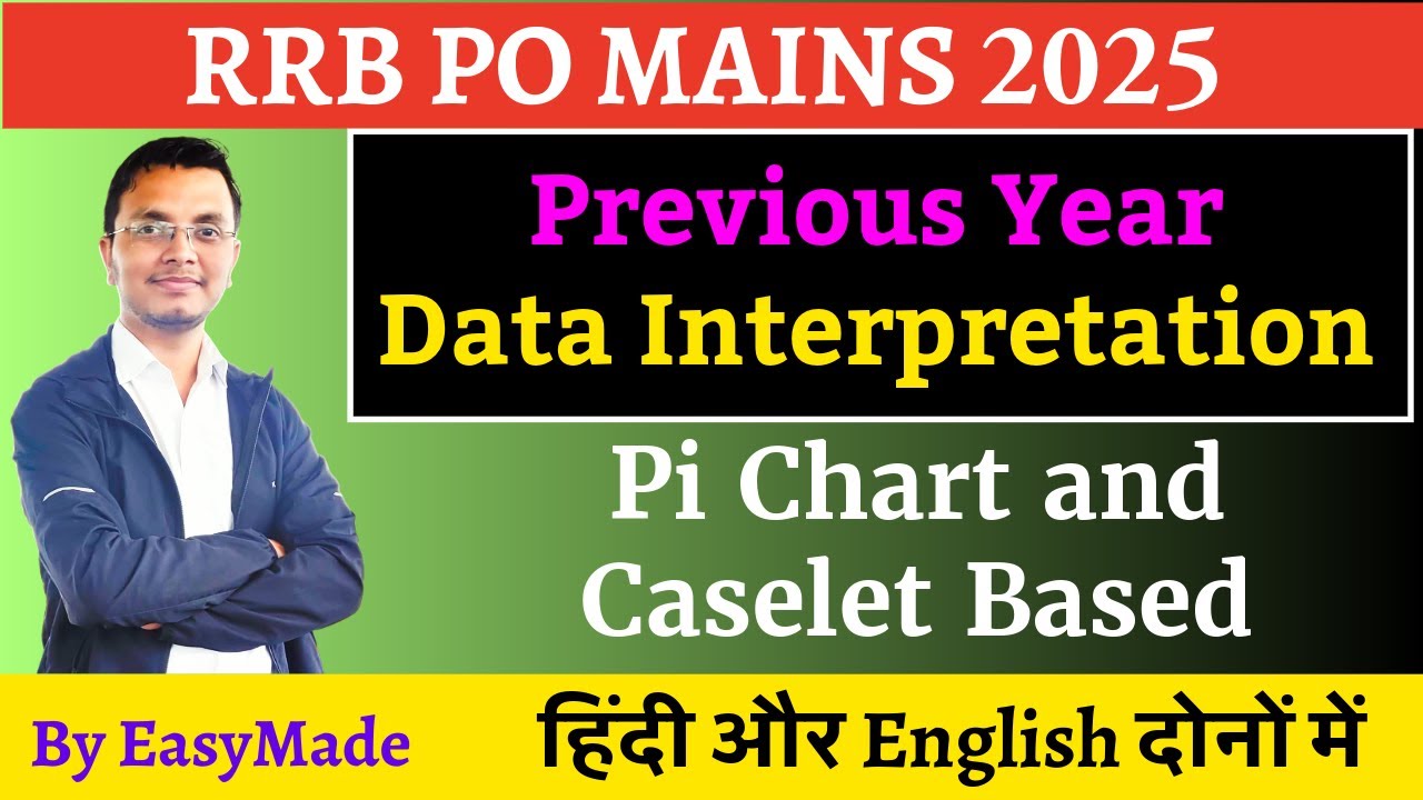 RRB PO Mains Data Interpretation Previous Year Questions Part I ...