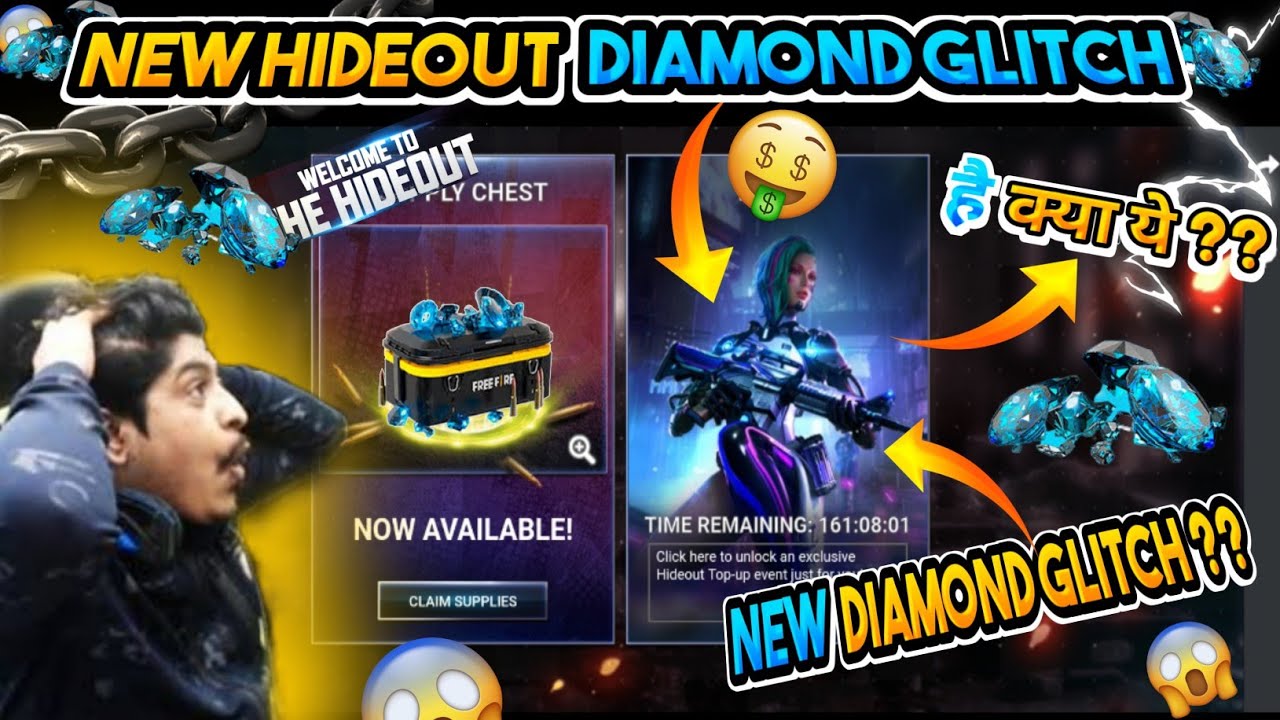 NEW HIDEOUT UNLIMITED DIAMOND GLITCH | NEW HIDEOUT TOP-UP EVENT | UNLIMITED DIAMOND GLITCH / 