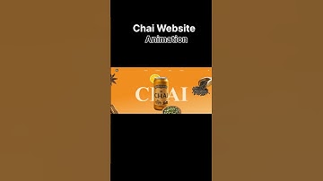 This Chai Website Animation Will Blow Your Mind! | HTML CSS GSAP 🔥💻
