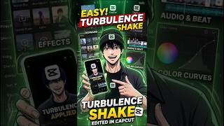 TURBULENCE SHAKE Effect in Capcut ⚡#shorts #capcut #tutorial #effects