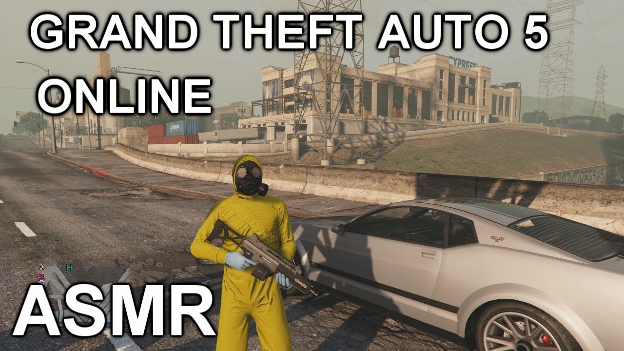 Super Relaxing ASMR | GTA 5 Online Gameplay | Gum Chewing + Controller Sounds