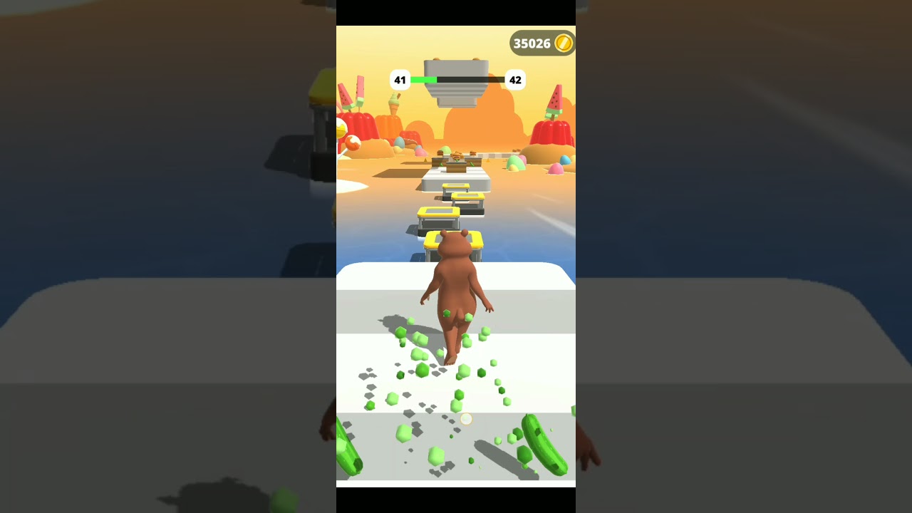 GAME "FAT 2 FIT!" costume bear🧸 MUSIC BY=MARTIN GARRIX 