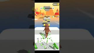 GAME "FAT 2 FIT!" costume bear🧸 MUSIC BY=MARTIN GARRIX #shorts