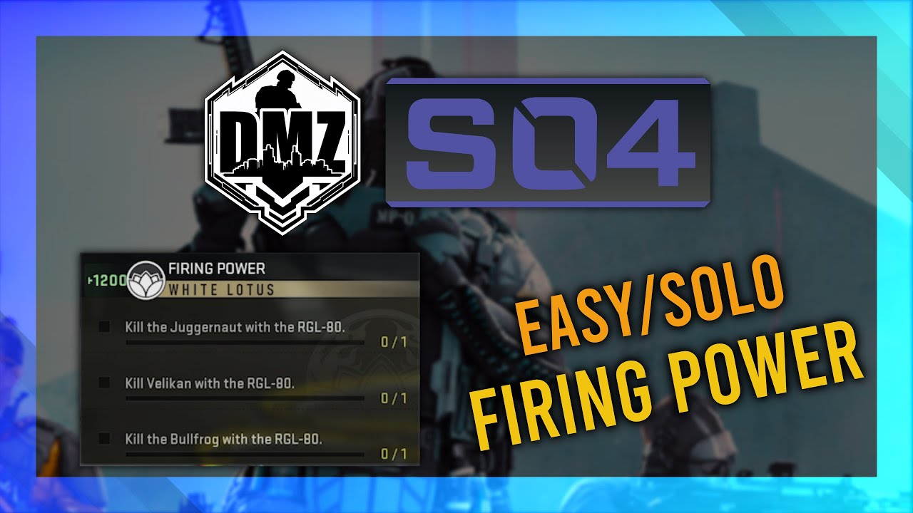 Firing Power (White Lotus) GUIDE | DMZ Season 4 Mission Guide | Vondel Guide thumbnail