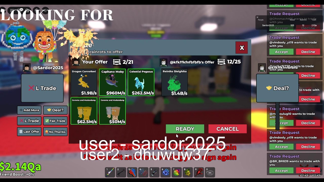 Trading live in SAB - YouTube