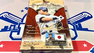 2009 UPPER DECK SIGNATURE STARS HOBBY BOX!  (Throwback Thursday)