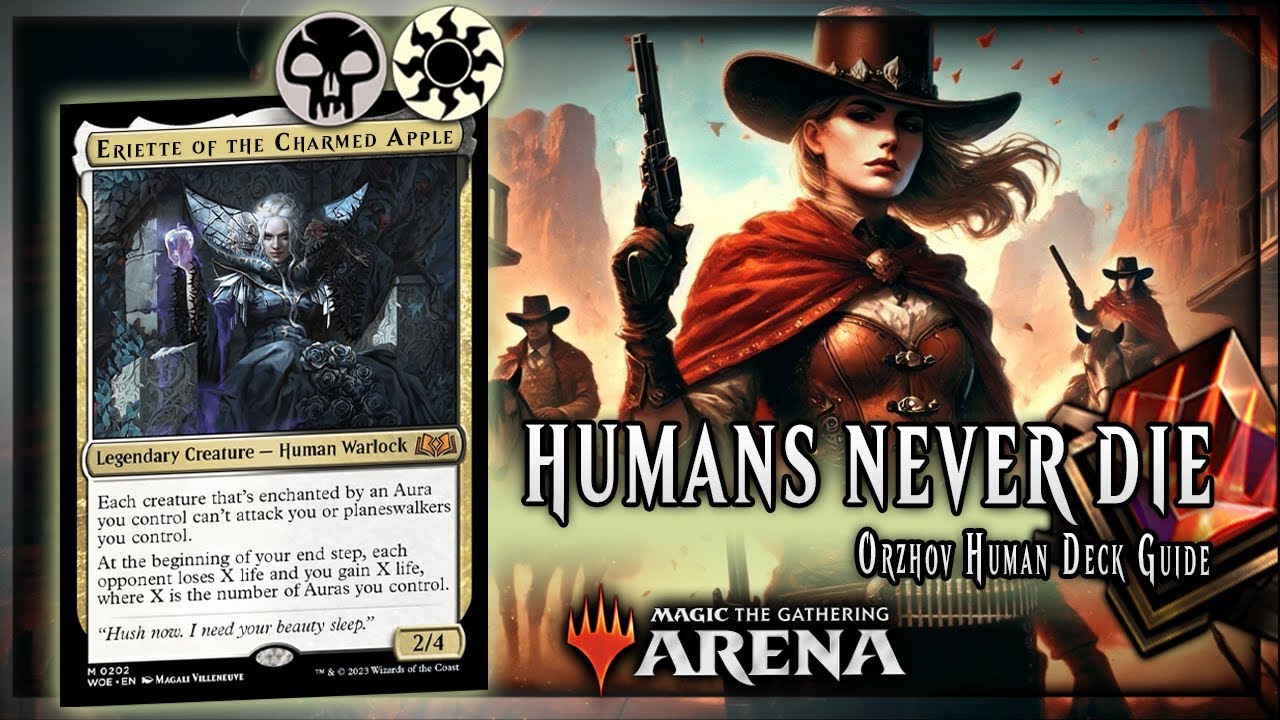 Rotation Proof White/Black Human Tribal | MTG Arena Standard Deck Guide 💀☀️