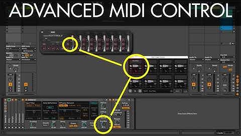 Short Intro to Advanced MIDI Control Max for Live devices for Ableton Live