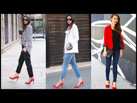 red shoes style