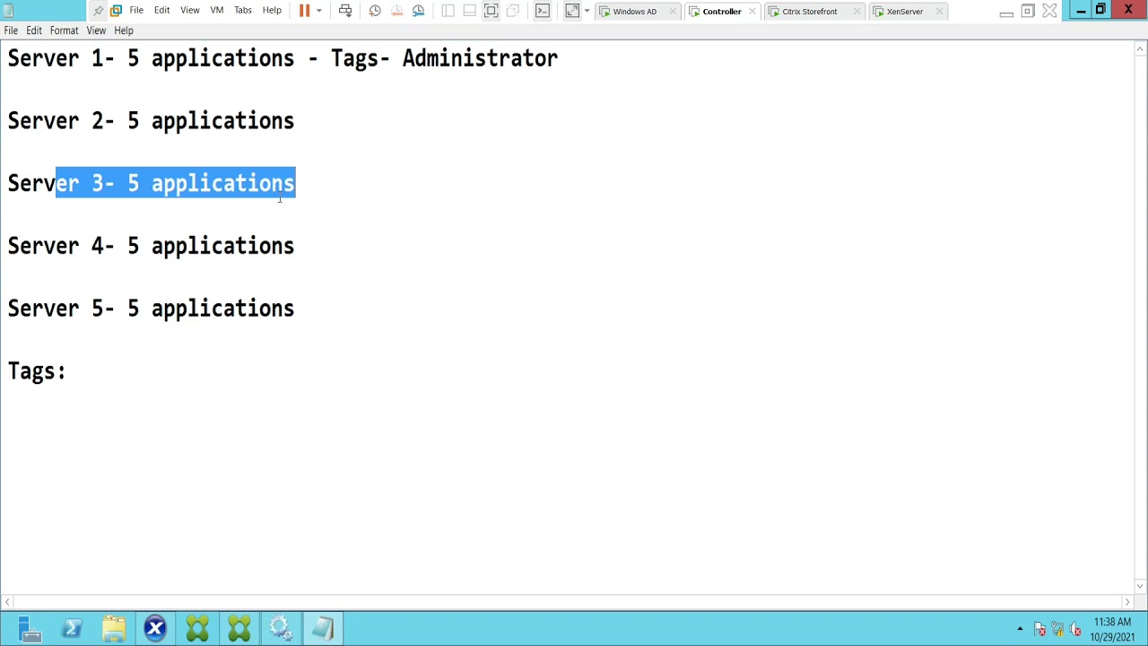 Citrix Tags | How to tag a server desktop to a user for testing from a delivery group |Manage tags|